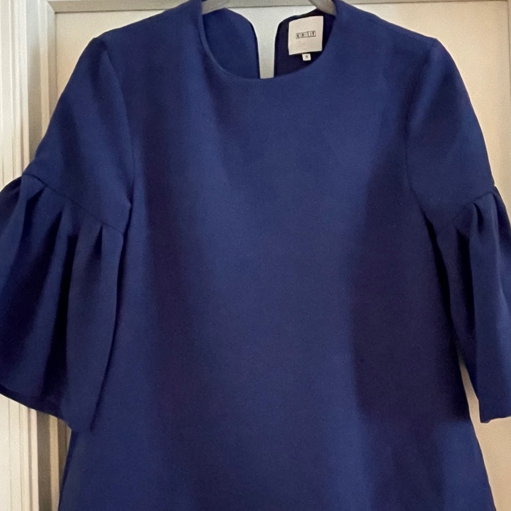 Tuckernuck Blue Edit Knit Blouse size S 4 6